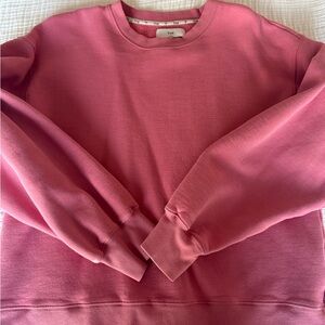 Pink TNA sweat fleece Crewneck Sweatshirt